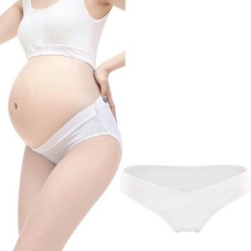 Хлопковые анатомические трусики под живот для беременных