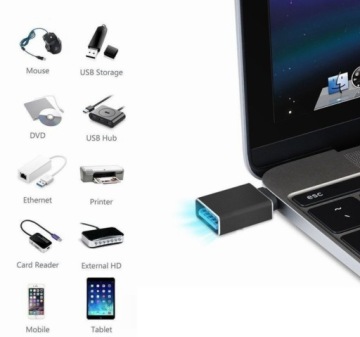 OTG HOST / адаптер USB-C типа C 3.1 на USB-A 3.0