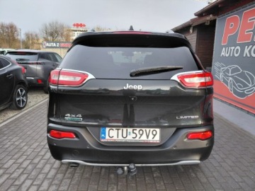 Jeep Cherokee V Terenowy 2.0 MJD 140KM 2014 Jeep Cherokee 4x4 Limited Skora Panorama Navi Klimatronik 2.0 Diesel 140KM, zdjęcie 5