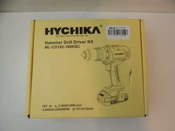С ДЕФЕКТОМ HYCHIKA HDB18F Отвертка аккумуляторная 60 Нм 18В