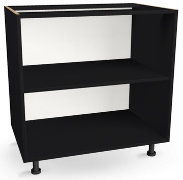 Szafka kuchenna Stojąca 85 cm CZARNA 82/85/50,3