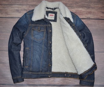 LEVIS TRUCKER SHERPA KURTKA PRZEJŚCIOWA WOMEN 12 JAK XS