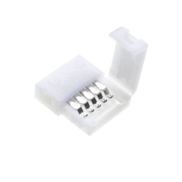 ZŁĄCZKA DO LED ZATRZASK 12mm RGBW