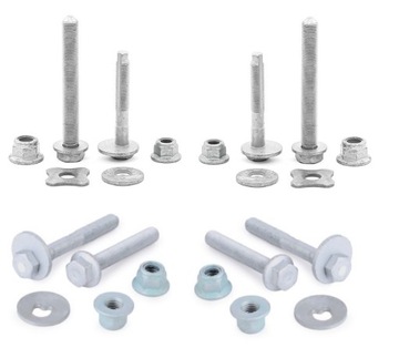 ŚRUBY MIMOŚRODOWE TYŁ PASSAT B6 B7 TIGUAN ZESTAW LEMFORDER FEBI