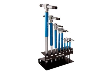ZESTAW IMBUSÓW Z UCHWYTEM 8 szt HEX 2 10mm