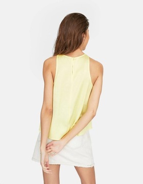 C0132 STRADIVARIUS__MM8 ЖЕЛТЫЙ ВОЗДУШНЫЙ ТОП__L