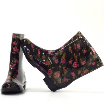 ЖЕНСКИЕ ЭЛЕГАНТНЫЕ ЛЕГКИЕ РЕЗИНОВЫЕ БОТИНКИ