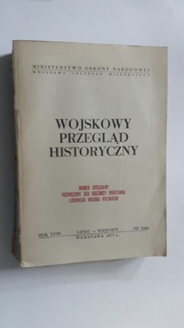 WOJSKOWY PRZEGLAD HISTORYCZNY nr 3/1973
