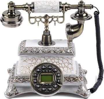 Vintage telefon Antyczny telefon stacjonarny
