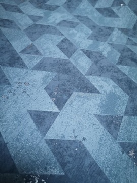 Tapeta flizelina geometryczna niebieska EN3501
