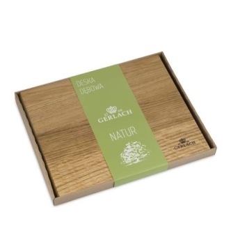НОЖИ GERLACH NATUR 5 ШТ. В БЛОКЕ + НАБОР ДОСОК