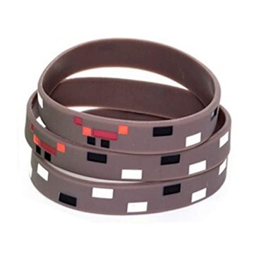 Силиконовый игровой браслет Майнкрафт.