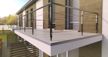 Карнизный профиль К100 Ренопласт для террас и балконов