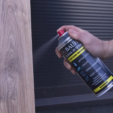 BAUHUS Бесцветный резиновый распылитель для оконных кровельных труб, 400 мл, матовый