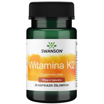 SWANSON WITAMINA K2 NATURALNA 100ug 30 kaps.