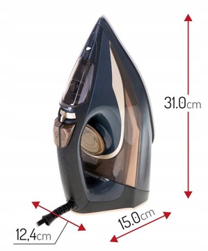 ПАРОВОЙ УТЮГ 3400ВТ ПОЖАРНЫЙ АНТИ-НАКИПНЫЙ АНТИ-КАПЕЛЬНЫЙ