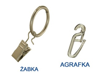 KARNISZ METAL CICHE KÓŁKA POJEDYNCZY 19 / 3,5 m