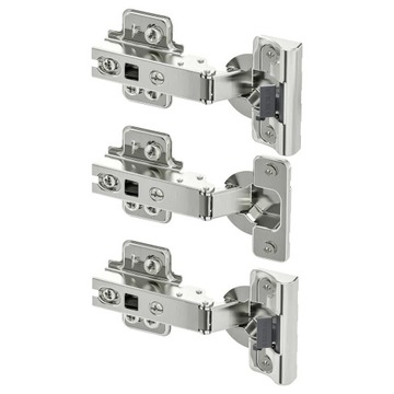 IKEA KOMPLEMENT zawiasy samodomykające KOMPLET 3 sztuk