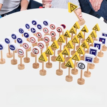 ИГРУШКИ ДЛЯ ДЕТЕЙ ДОРОЖНЫЕ ЗНАКИ СТРОИТЕЛЬНЫЙ БЛОК