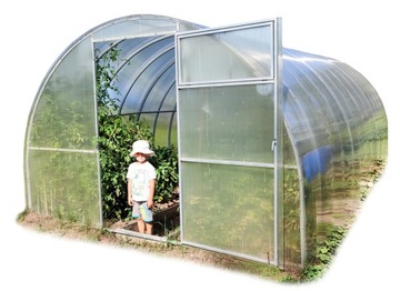 SZKLARNIA z POLIWĘGLANU 6mm - 3x8m z OCYNK 40x20mm