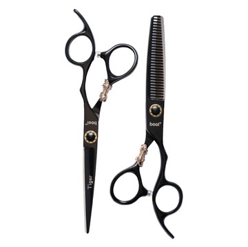 Bool TIGER zestaw nozyczki degazowki BARBER 6,0