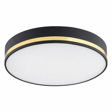 Lampa sufitowa plafon AMORE 25 czarny salon biuro