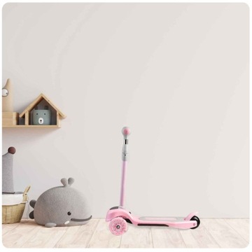 HULAJNOGA TRÓJKOŁOWA RICOKIDS PIKO - RÓŻOWA