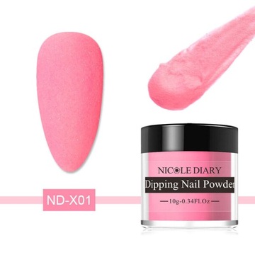 NICOLE DIARY - Manicure tytanowy - PROSZEK / PUDER TYTANOWY - X01