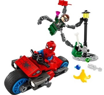 76275 — LEGO Super Heroes — Погоня на мотоцикле: Человек-паук против Человека-паука. Док Ок