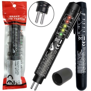 TESTER PŁYNU HAMULCOWEGO MIERNIK DOT 3 4 5 LED