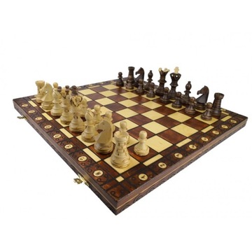 SZACHY AMBASADOR LUX Duże 54 x 54 cm Producent