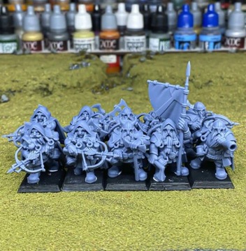 Dwarf Rangers - Highlands Miniatures Oldhammer Unit 10 моделей с арбалетами