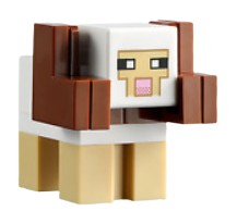 LEGO minesheep10 Майнкрафт овца баран (8 г)