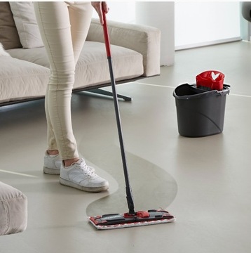 BOX Vileda Flat Mop Ultramax Ведро + швабра 155737