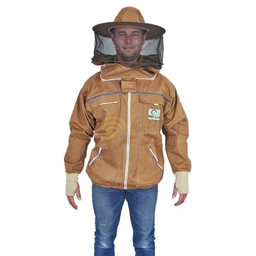 Толстовка для пчеловодства ПРЕМИУМ с шапкой - BRCtech XXL