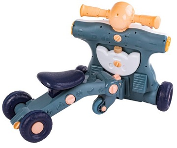 САМОКАТ WALKER 3 В 1 PUSH ЕЗДА СИНИЙ