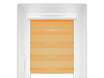 Pomarańczowa roleta DN Kaseta Zebra 71x150 cm