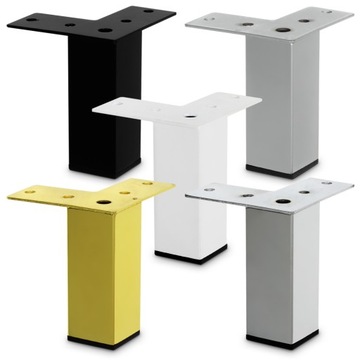 4x БЕЛАЯ МЕБЕЛЬНАЯ НОЖКА МЕБЕЛЬНАЯ НОЖКА ПОД ШКАФ В10СМ НА 20% ДЕШЕВЛЕ