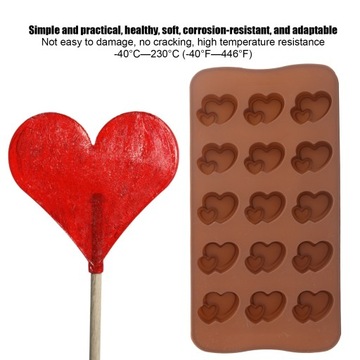 Силиконовые формы для шоколада с антипригарным покрытием.