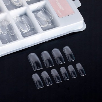 Zestaw do aplikacji akrylożel kopytko pędzel formy