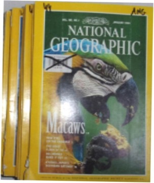 National Geographic 12 szt/1994 - po angielsku