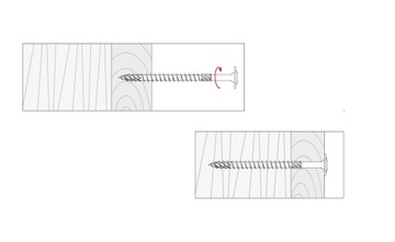 Дисковые столярные шурупы TORX 8x180