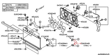PŘÍVOD WAZ CHLADIČŮ VODY SPODNÍ SUBARU FORESTER SF SG 97-05 2.0L 2.5L