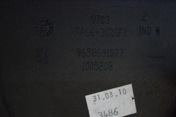 9658691077 LIŠTA ZDOBENÁ KOKPIT 1.6 16V 147 2010 PEUGEOT RCZ