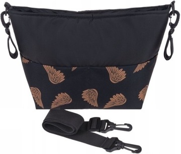 СУМКА ДЛЯ КОЛЯСКИ УНИВЕРСАЛЬНЫЙ ОРГАНИЗАТОР 2 В 1 + КРЮЧКИ