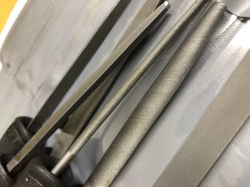 Bahco Zestaw pilników do metalu kluczykowe gładkie