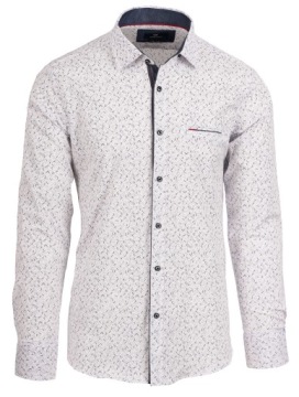 МУЖСКАЯ БЕЛАЯ ФОРМАЛЬНАЯ РУБАШКА ПОВСЕДНЕВНАЯ ТОНКАЯ ЭЛЕГАНТНАЯ ТУРЕЦКАЯ XL 43/44