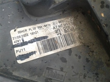 ФОНАР ПЕРЕДНИЙ ПРАВЫЙ PEUGEOT 207 3D EUROPA