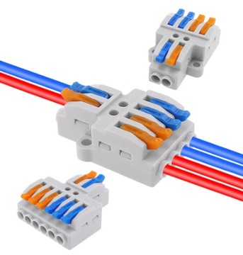 2-КОНТАКТНЫЙ АВТОМОБИЛЬНЫЙ АУДИО-СВЕТОДИОДНЫЙ РАЗЪЕМ RGB, ПРОХОДНОЙ 2/4