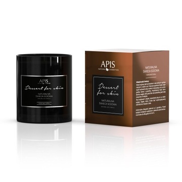 APIS НАТУРАЛЬНАЯ СОЕВАЯ СВЕЧА, ДЕСЕРТ ДЛЯ КОЖИ 220г